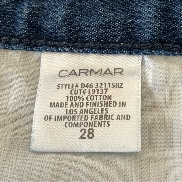 Carmar Los Angeles Beatrice Zip Front Denim Skirt - Picture 10 of 12